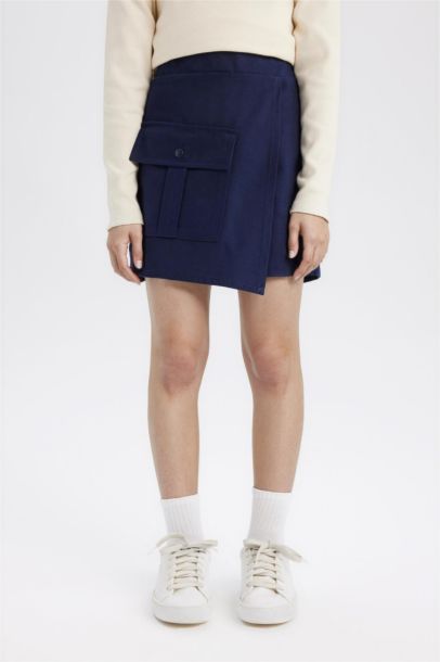 Girl Gabardine Skirt