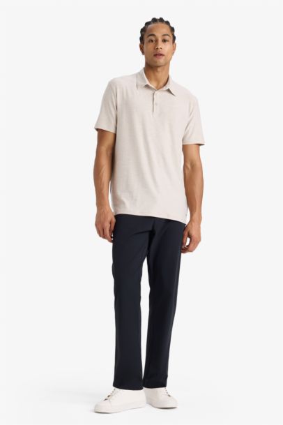 تيشيرت بولو رياضي نص ردن قصة عادية من DeFactoFit