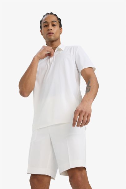 DeFactoFit Standard Fit Sports Polo T-Shirt