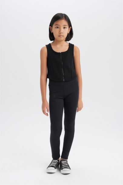 Bisiklet Yaka Atlet Kız Çocuk