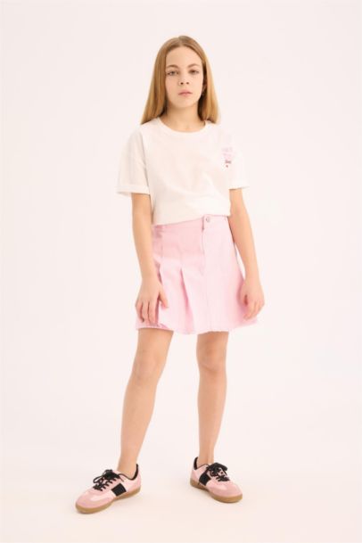 Girl Gabardine Skirt