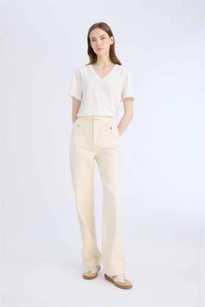 90's Wide Leg High Waist Long Jeans