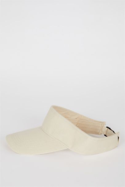 Woman Linen Visor Hat