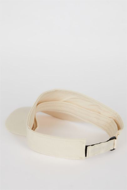 Woman Linen Visor Hat