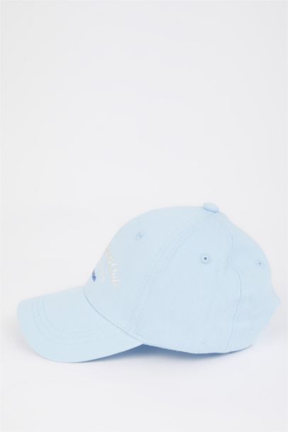 Woman Label Printed Woven Baseball Cap