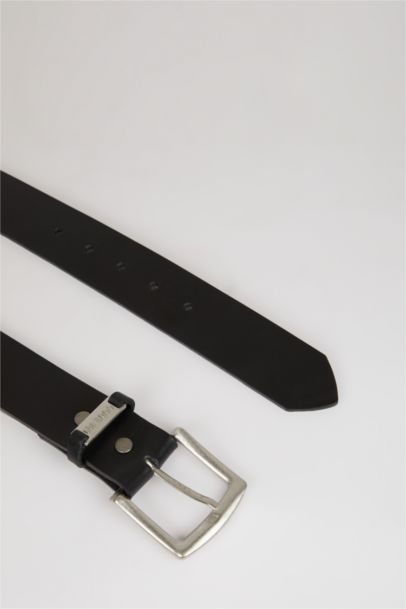 Man Leather Casual Belt