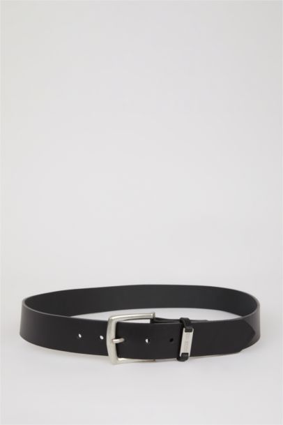 Man Leather Casual Belt