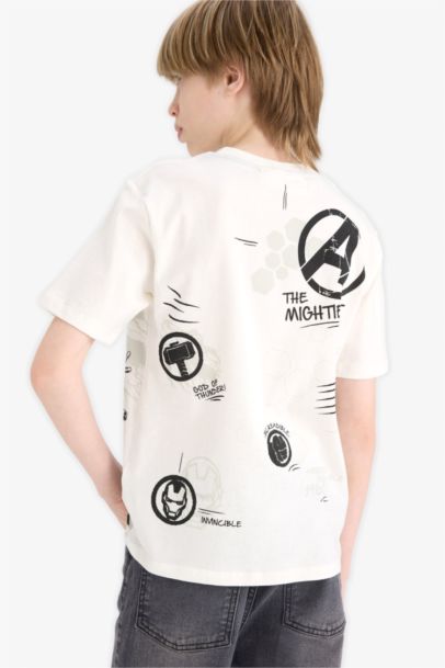 Boy Marvel Avengers Crew Neck Short Sleeve T-Shirt