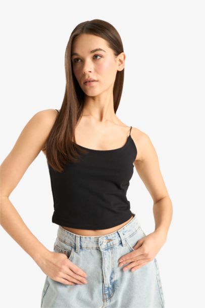 Slim Fit Crew Neck Tank Top