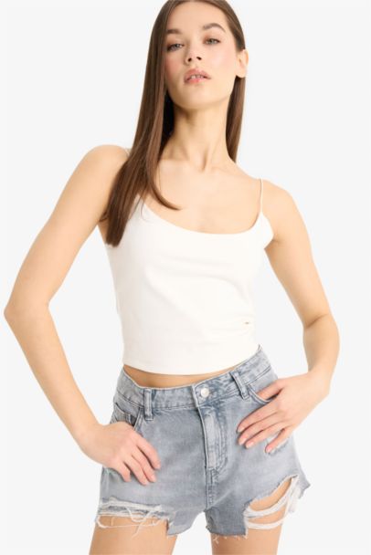 Slim Fit Crew Neck Tank Top