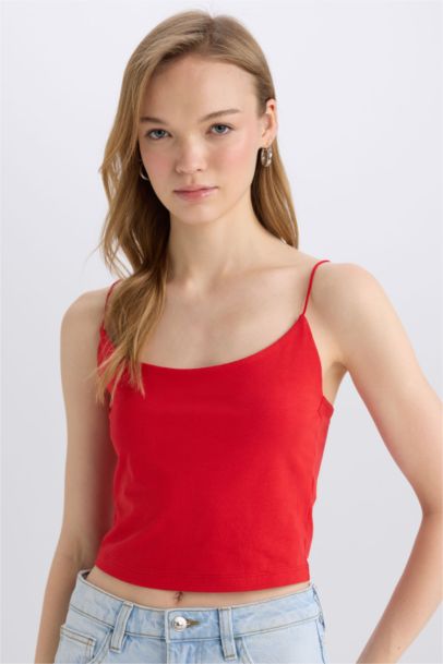 فانيلة سليم فيت بياخة مستديرة