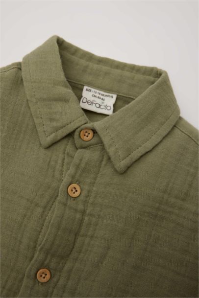 Ensemble de chemise à manches longues et pantalon cargo pour bébé garçon