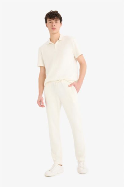 بنطلون بجامة رياضي قصة عادية بجيب