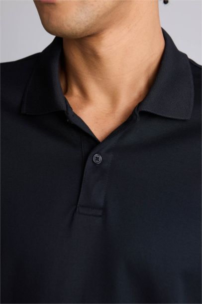 DeFactoFit Slim Fit Pique Polo T-Shirt