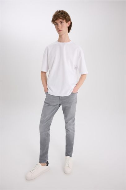 Pedro Slim Fit Dar Kalıp Normal Bel Dar Paça Jean Pantolon