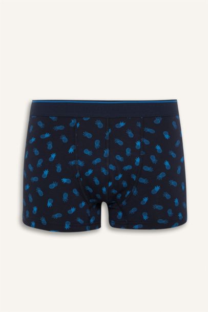 Тройной Набор Боксеров с Узорами Фруктов в Обычном Крое