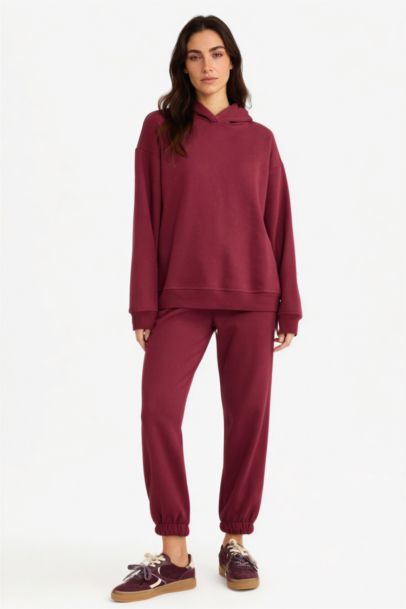 Relax Fit Basic Thick Hoodie