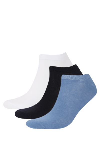 Man Striped 3 piece Short Socks