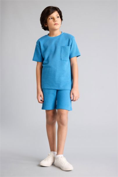 سيت بجامة ولادي وافل قصة عادية - قطعتين