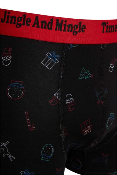 Man Christmas Themed Boxer