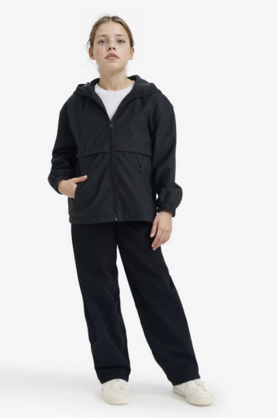 Girl Waterproof Hooded Raincoat