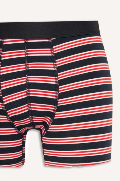 Regular Fit Striped 3 Piece Boxers