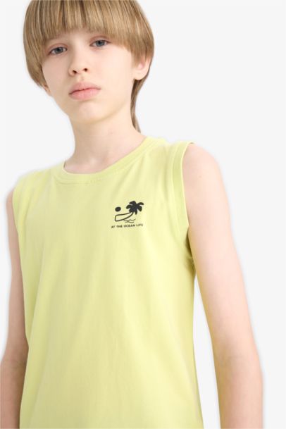 Boy Crew Neck Tank Top