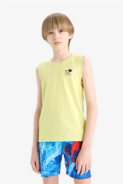 Boy Crew Neck Tank Top