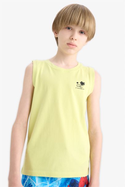 Boy Crew Neck Tank Top