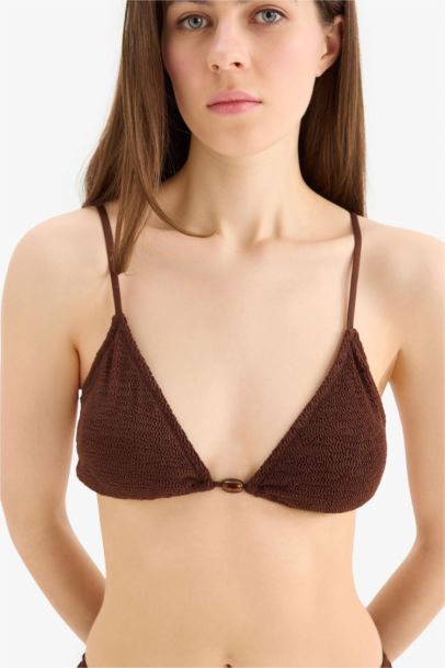 Fall in Love Regular Fit Crepe Bikini Top