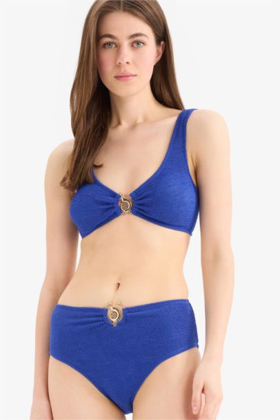 Regular Fit Bürümcük Bikini Üstü