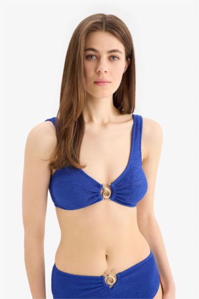 Regular Fit Bürümcük Bikini Üstü