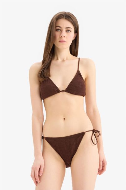 Bağcıklı Bürümcük Bikini Altı