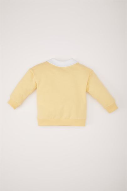 Sweatshirt imprimé à col chemise pour bébé garçon
