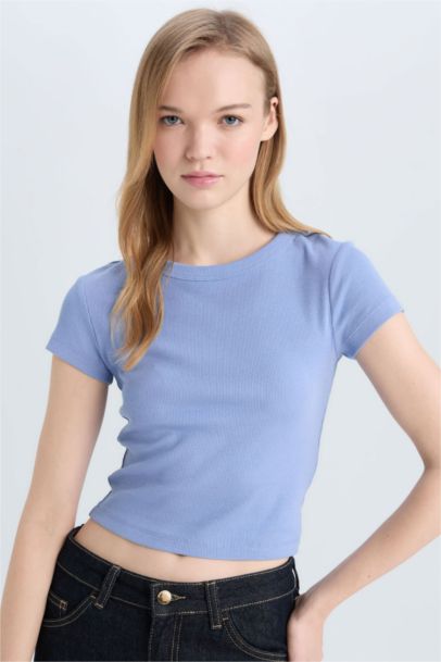 Slim Fit Camisole Short Sleeve T-Shirt