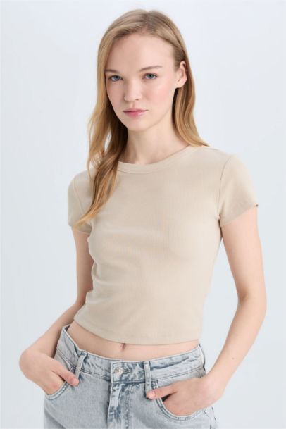 Slim Fit Camisole Short Sleeve T-Shirt