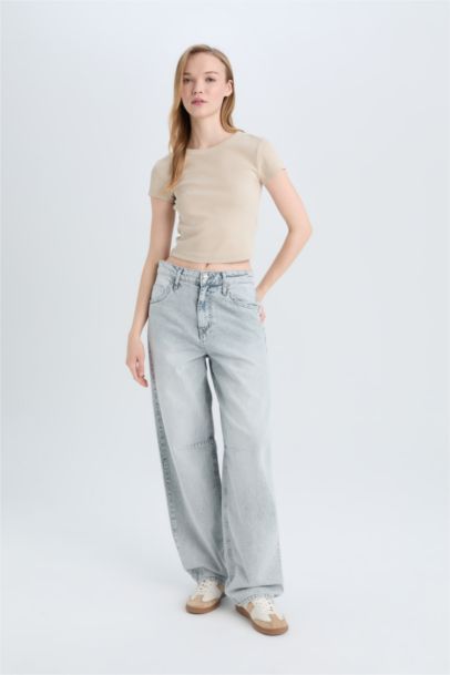 Slim Fit Camisole Short Sleeve T-Shirt