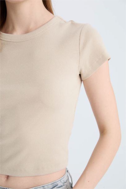 Slim Fit Camisole Short Sleeve T-Shirt