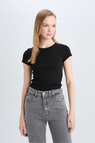 Slim Fit Camisole Short Sleeve T-Shirt