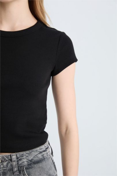 Slim Fit Camisole Short Sleeve T-Shirt