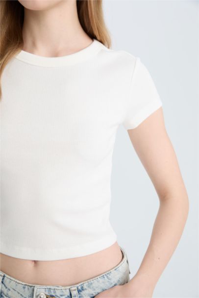Slim Fit Camisole Short Sleeve T-Shirt