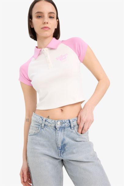 Slim Fit Ribana Short Sleeve T-Shirt