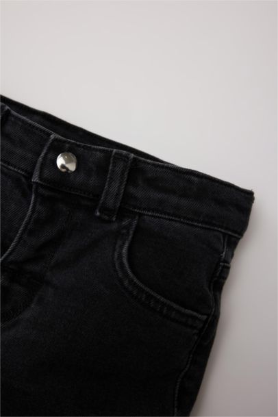 بنطلون جينز بناتي فلير فيت برجل واسع جارلس