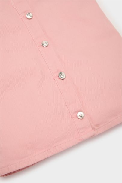 Baby Girl Short Sleeve Denim Dress