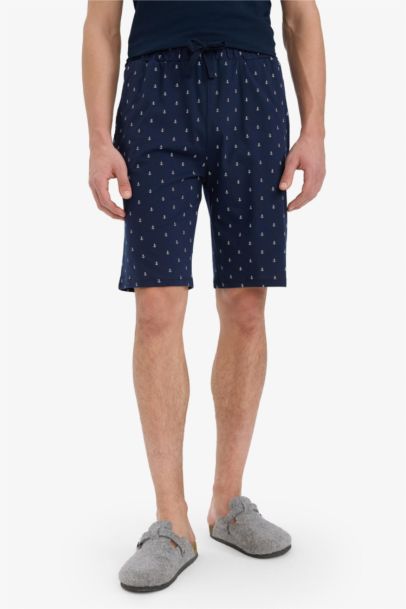 بنطلون منقوش قصة عادية بكعب مسطح