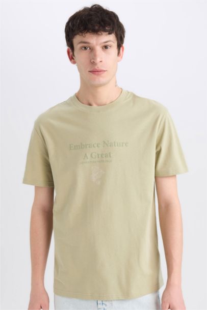 Regular Fit Crew Neck Short Sleeve T-Shirt