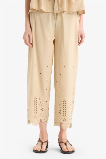 Regular Fit Brode Plaj Pantolonu