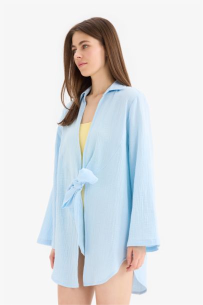 Fall in Love Regular Fit Muslin Beachwear