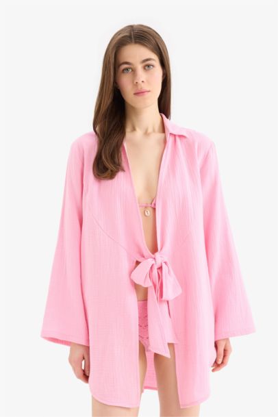 Fall in Love Regular Fit Muslin Beachwear