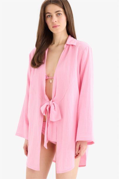 Fall in Love Regular Fit Muslin Beachwear